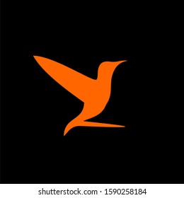 logo bird simple design template