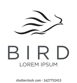 LOGO BIRD SPECIAL BLACK AND WHITE