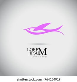 logo bird. Vector