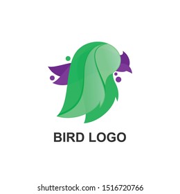logo bird vector design art colorful