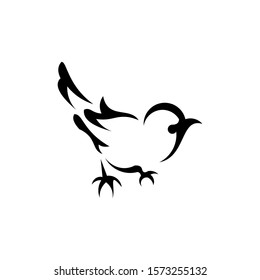 logo bird vector simple clean nice