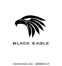 Logo Black Eagle concept for icon your company