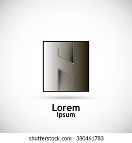 Logo black letter.