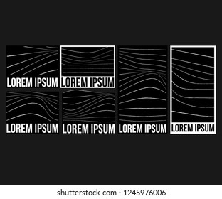 Logo Black and white wave form logo logo type prestige company logo photographer 