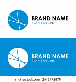 logo con un círculo azul como característica principal, diseñado en un estilo minimalista para dar una impresión profesional, moderna y memorable. El color azul fue elegido para simbolizar confianza y estabilidad