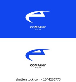 Logo Blue Light Modern Fresh