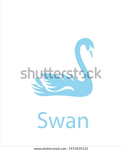 a logo of blue\
swan