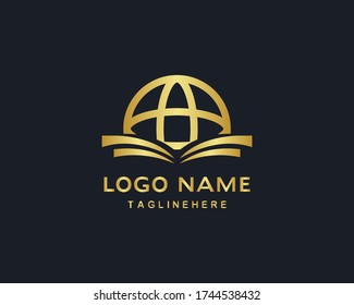 a logo of the book