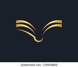 a logo of the book