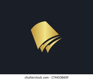 a logo of the book