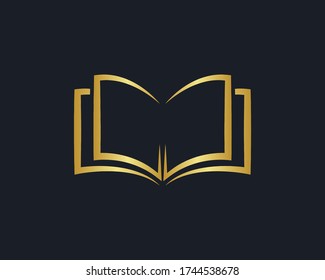 a logo of the book