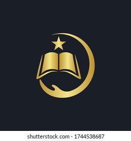 a logo of the book
