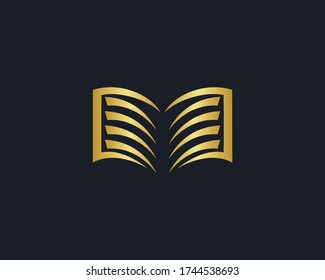 a logo of the book