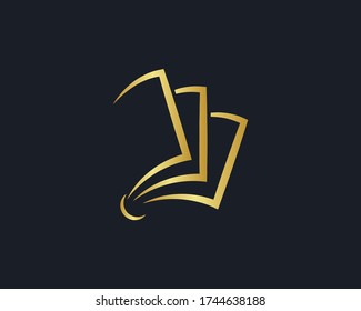 a logo of the book
