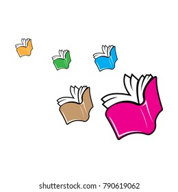 logo book for education