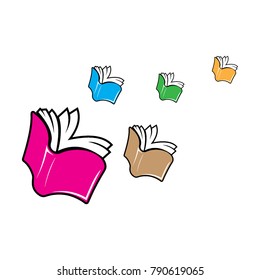 logo book for education