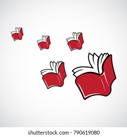 logo book for education