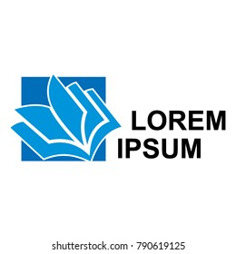 logo book for education