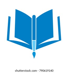 logo book for education
