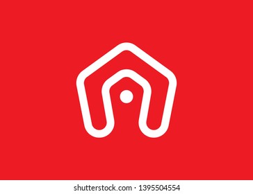 A logo. book logo. A letter logo. publisher logo