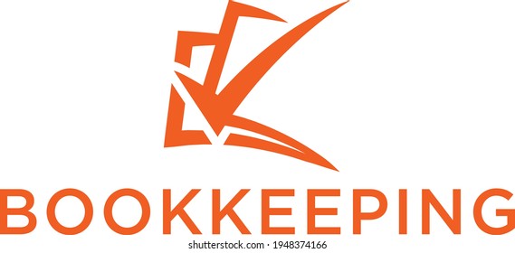 Logo bookkeeping concept vector image