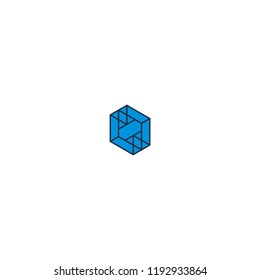 logo box geometric