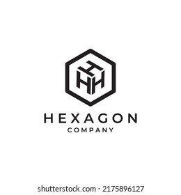 Logo Box Hexagon oder Würfel und Technologie-Hexagon Logo kreatives einfaches Logo.Durch die Verwendung der modernen Illustration Bearbeitung.