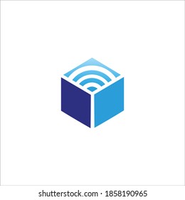Logo-Box-Symbol-Vorlage Vektorgrafik