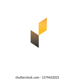 Logo Box in orange and black