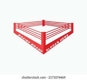 Logo For A Boxing With Ring.