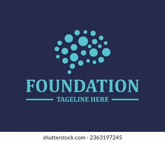 Logo brain Technology vektor design 