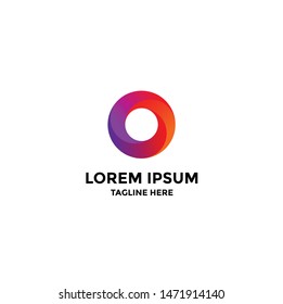 Logo brand icon template, abstract design element, vector illustration