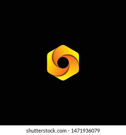Logo brand icon template, abstract design element, vector illustration