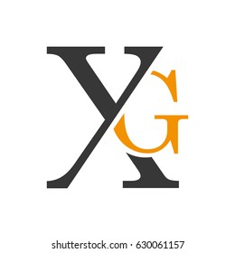 Logo Brand icon vector Initials X G