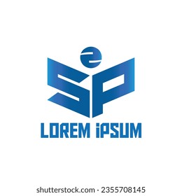 logo of a brand with the letter symbol of a bird