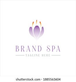 Logo Brand Spa, Illustration vector