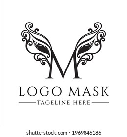 Logo Brand Spa, Mask Illustration vector