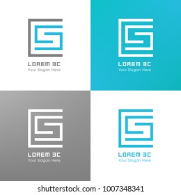 Logo for branding identity. V'S' and 'C' combination. Vector image.