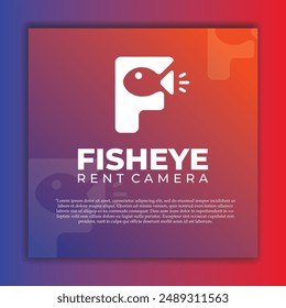 Logo branding yang sederhana dan sangat menarik untuk rental camera, dan travel