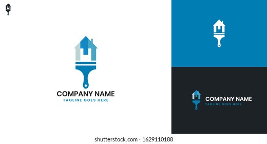 Logo Brush - All elements on this template are editable with vector software