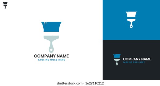 Logo Brush - All elements on this template are editable with vector software