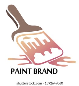 logo brush for paint product