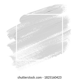 Vector de fondo acrílico de pincel con logotipo. Resumen de elementos de diseño de grueso para titular y banner de venta.