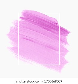 Logo brush painted acrylic background vector. Perfect design for headline and sale banner. 