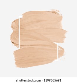 Logo brush painted stroke background design illustration vector. Perfect acrylic design for headline, logo and sale banner. 