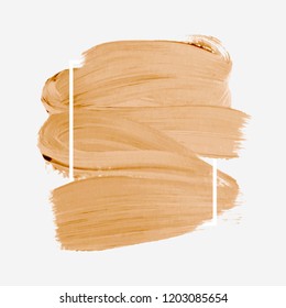 Logo brush painted stroke background design illustration vector. Perfect acrylic design for headline, logo and sale banner. 