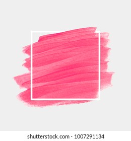 Logo Brush Painted Watercolor Abstract Background Stock Vector Royalty Free 1031507014