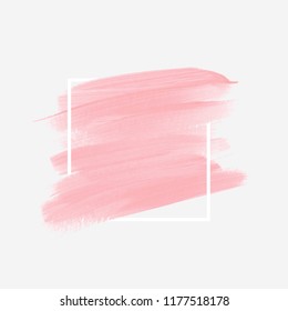 Logo brush painted watercolor background vector. Perfect design for headline and sale banner. 