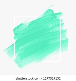 Logo brush painted watercolor background vector. Perfect design for headline and sale banner. 