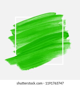 Logo brush painted watercolor background vector. Perfect design for headline and sale banner. 